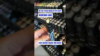 💥 SHOP NEWS! Montana Cans Spray Paint! UNFADE.COM #graffiti