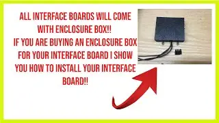 🔺 all interface boards with enclosure box!! Buying enclosure box for interface board how to install🔺