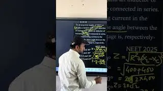 NEET 2025 Physics ⚡ RLC Circuit MCQ | AC Current & Phase Angle