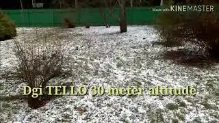 Dji Tello, 30 meter altitude. (Dji tello подъем на 30 метров без усилителя)