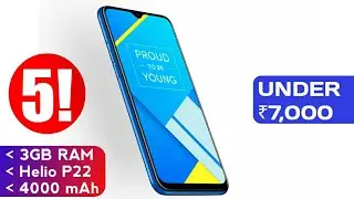Top 5 Best Smartphones Under 7,000 In India 2019 | 3GB RAM|4000 mAh|4G Volte| Budget & entry level