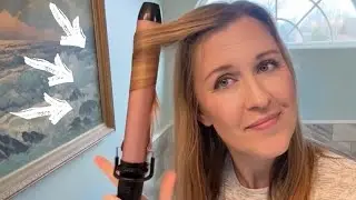 Extra Long Barrel Curling Iron Demo! Easy Curls with Lanvier ✨👱&zwj;♀️