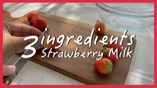 Stay Home and Made Fresh Strawberry Milk | ASIAN ON DUTY