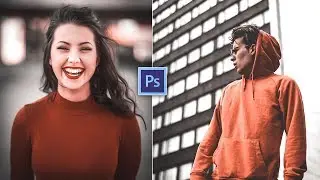 Photo Editing In Photoshop | Brown And White Color Grading Effect
