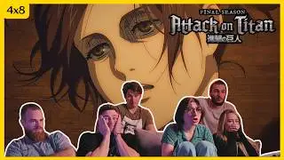 SASHA NOOO! Attack on Titan Season 4x8 Reaction & Review