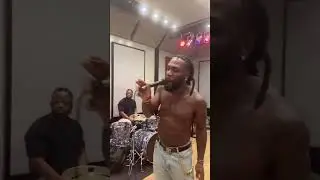 BURNA BOY GOT EMOTIONAL WHILE HE WAS REHEARSING. HOW MANY SONGS CAN YOU COUNT?