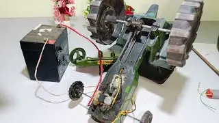 Tractor video|how to make RC tractor|tractor me motor kese fit kre|tractor me motor kese lgaya|RC 