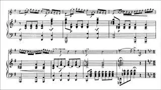 Huber, Adolf  Violin Concertino No.4, Op.8 for violin +piano