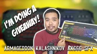 [GIVEAWAY] GAMING KEYBOARD UNDER $20! | #HIR 05 Kalashnikov AK666 SFX UNBX + Review by FIR
