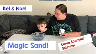Steve Spangler Science Magic Sand Waterproof Experiment Hydrophobic Testing Product Unboxing Opening