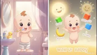 &laquo;Чистка, купание и улыбка 😊 | Утренняя рутина для детей&raquo; | &laquo;Ложись рано,☀️ просыпайся счастливым ...
