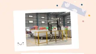 Foam block loading cutting circular machine 🎁🎁👍✅#foam  #machine #factory #foamcutting #manufacturing