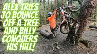 WET MUDDY WINTER TRIALS IN THE WOODS!
