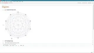 Degrees of a graph