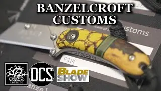 Banzelcroft Customs: Eye Catching POP! With New Materials and EDC Utility! Blade Show 2021