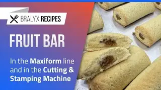 Fruit Bar | Step-by-Step Recipe with BRALYX Machines (Maxiform + Cutting Machine)