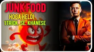 1 trick# apply or 🔥ap #har time junk#🔥 food kha sakenge on tension about fat acidity 