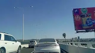 Recorrido de AFN por el primer tramo del Viaducto Elevado