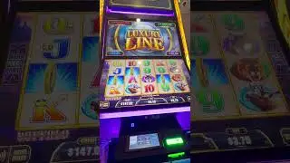 Luxury Line slot machine line pays and bonus!
