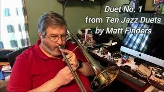Jazz Pedagogy - Using duets to work on style - Matt Finders Duet No  1