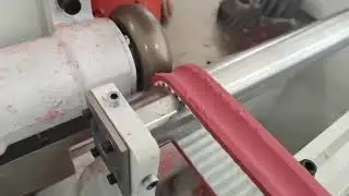 Timing belt groove grinder.