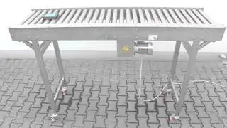 MB Conveyors - Rulliera motorizzata \\ Motorized roller