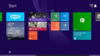 Start screen of Windows 8