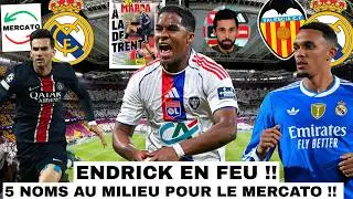 🚨LE REAL A COCHÉ 5 NOMS AU MILIEU !! / RETOUR DE PINTUS 💪🏻/ TRENT DE RETOUR ENFIN 🔥/ ENDRICK BUTEUR