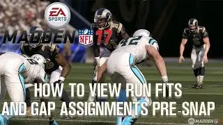 Madden NFL 17 - How to see run fits & gap assignments pre-snap | @EAMaddenNFL