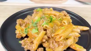 Cheesy Beef Pasta - 30 Minute Meal