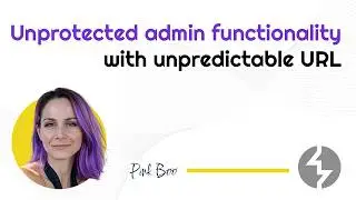 Unprotected admin functionality with unpredictable URL | PortSwigger Academy tutorial