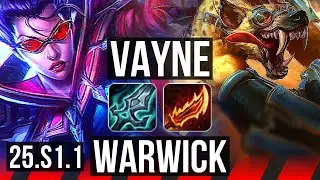VAYNE vs WARWICK (TOP) | 6k comeback | KR Master | 25.S1.1