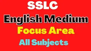 SSLC focus area English medium, SSLC focus area English medium pdf, All Subjects, sslc focus area 21