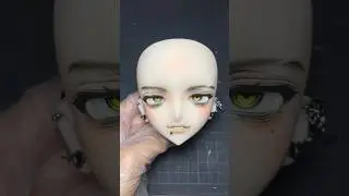 Кастомизация куклы🖌️#bjd #bjddolls #bjdfaceup #кукла #кукла #макияж #анимекукла