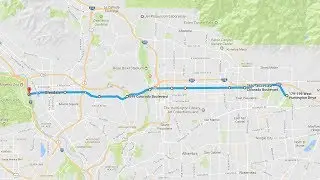Dashing Through LA: Colorado Blvd dash cam through Old Town Pasadena, Downtown Glendale, and More