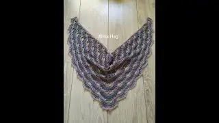 Mini sal crosetat/ воздушный бактус/ how to crochet a shawl