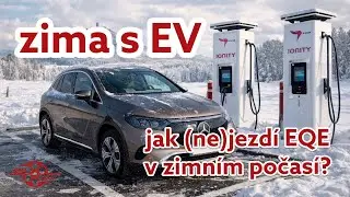 Zimní cesta s EV EQE SUV