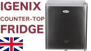 UNBOXING: Igenix Counter Top Fridge IG6711 with stainless steel effect door ⭐️⭐️⭐️