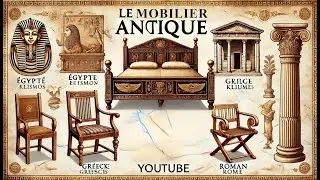 Le mobilier dans l&rsquo;Antiquit&eacute; : &Eacute;gypte, Gr&egrave;ce, Rome