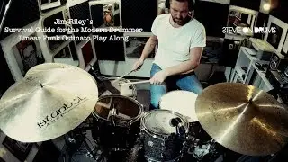 Jim Riley`s Linear Funk Ostinato Play Along - Stevie on Drums