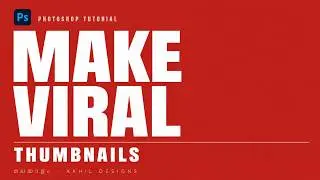 Create AMAZING Viral Thumbnails in Photoshop 🔥 Malayalam Tutorial