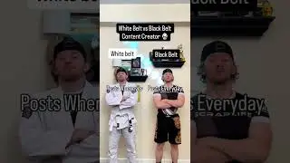 Difference between white belt and black belt content creators 🥋 Follow for more :)