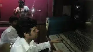 Saji Ali Recording 'ORE MOULA' Song In The Studio