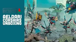 Распаковка набора Aeldari Corsairs Eldritch Raiders Battleforce - Warhammer 40k