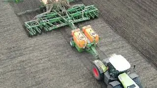 CLAAS Xerion 4500+ AMAZONE FDC 6000+AMAZONE DMC 12000