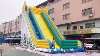 Latest giant inflatable bouce slide amusement park for kids and adults