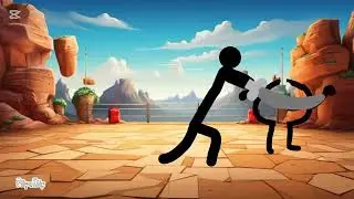The strange clock⏰️-stickman figure 