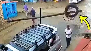 REALLY BAD POLE COLLAPSE ACCIDENT 💀