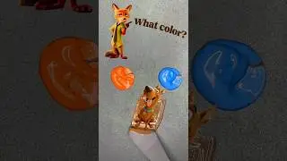 Blue Pocoyo + Orange Light | Visual Effect ✨ #BlueAndOrange #ASMR #ColorMixing#sortsvideo #ArtASMR