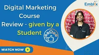 Digital Marketing Institute Review in Telugu | Emblix Academy Hyderabad